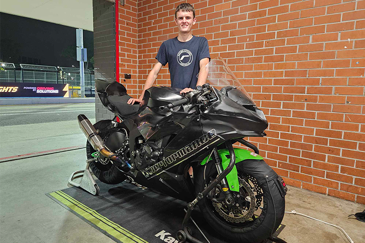 Hayden Nelson will be piloting the Ninja ZX-6R for BCperformance this season